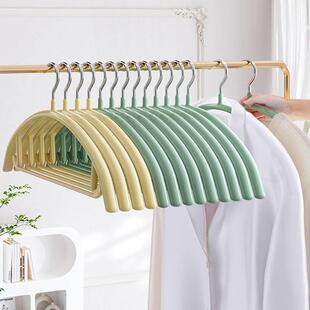 轻奢衣架家用挂衣防滑无痕晾衣挂学生宿舍衣服加粗挂架晒衣服撑子