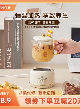 养生壶多功能家用花茶壶办公室小型迷你一人养生杯煮茶器养生炖杯