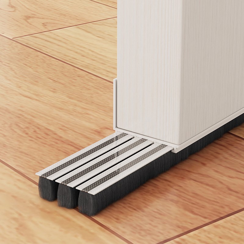 L型门缝密封条可裁剪防漏风挡风毛条吸I音棉条超静音门底缝隙挡板