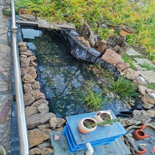 生态鱼池防水膜塘防渗膜r布庭院防水布水塘鱼塘用鱼池塘防渗膜加