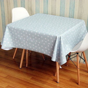 正方形桌布防水防油免洗四方桌z八仙桌饭桌格子盖布简约台布餐桌