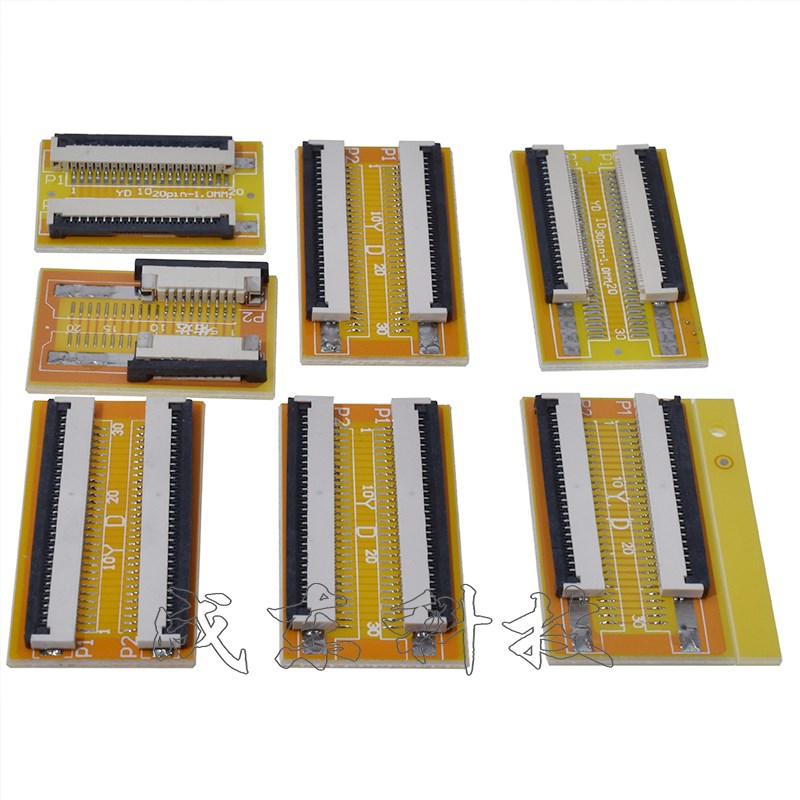 FFC/FPC软排线延长板转接板 10MM间距4P6P8P10LP14P20P24P26P30P