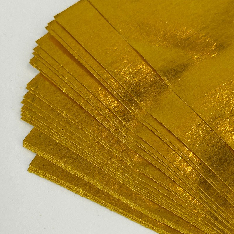 金银纸10f00张锡箔纸金箔纸叠元宝大张金纸银箔纸