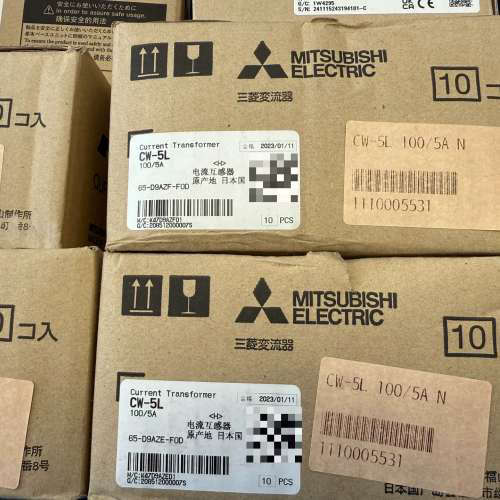 三菱互感器 CW-5L 100/5A。全新原装进口。实物图拍议价