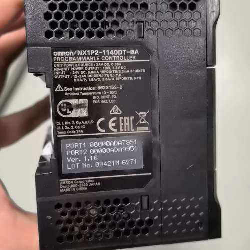 欧姆龙NX1P2-1140DT-BA PLC控制器，实物拍摄议价