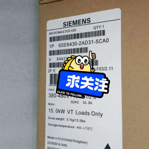 6SE6430-2AD31-5CA0西门子变频器安装有A级滤议价