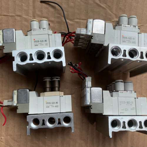 二手原装拆机SMC电磁阀，SY3120-5MZD-C4:4位议价