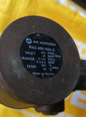 原装英国NORGEN诺冠调节阀，NORGREN调压水阀，型号议价