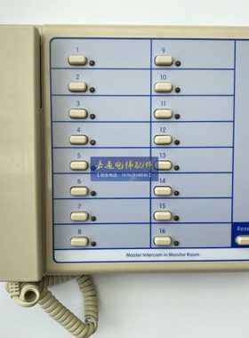蒂森电梯配件/蒂森16局对讲主机/TK-T12(1-1)16N对讲/监控室电话