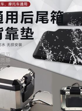 适用龙嘉XDV250Si XDV300i后尾箱防水靠背后备箱靠垫改装配件