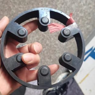 QF100注塑机空压机连轴胶垫150190225震雄橡胶电机油泵梅花垫胶圈