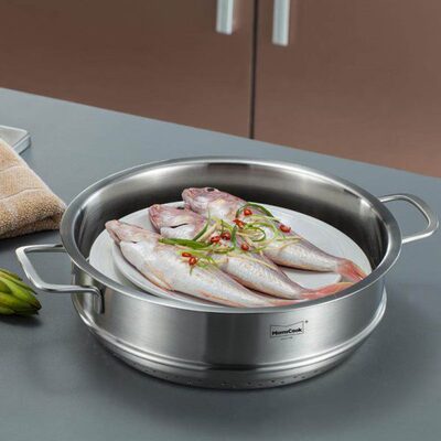 不锈钢蒸304格屉蒸笼家用cm加厚蒸锅moms/cook馒头28锅加高鱼电磁