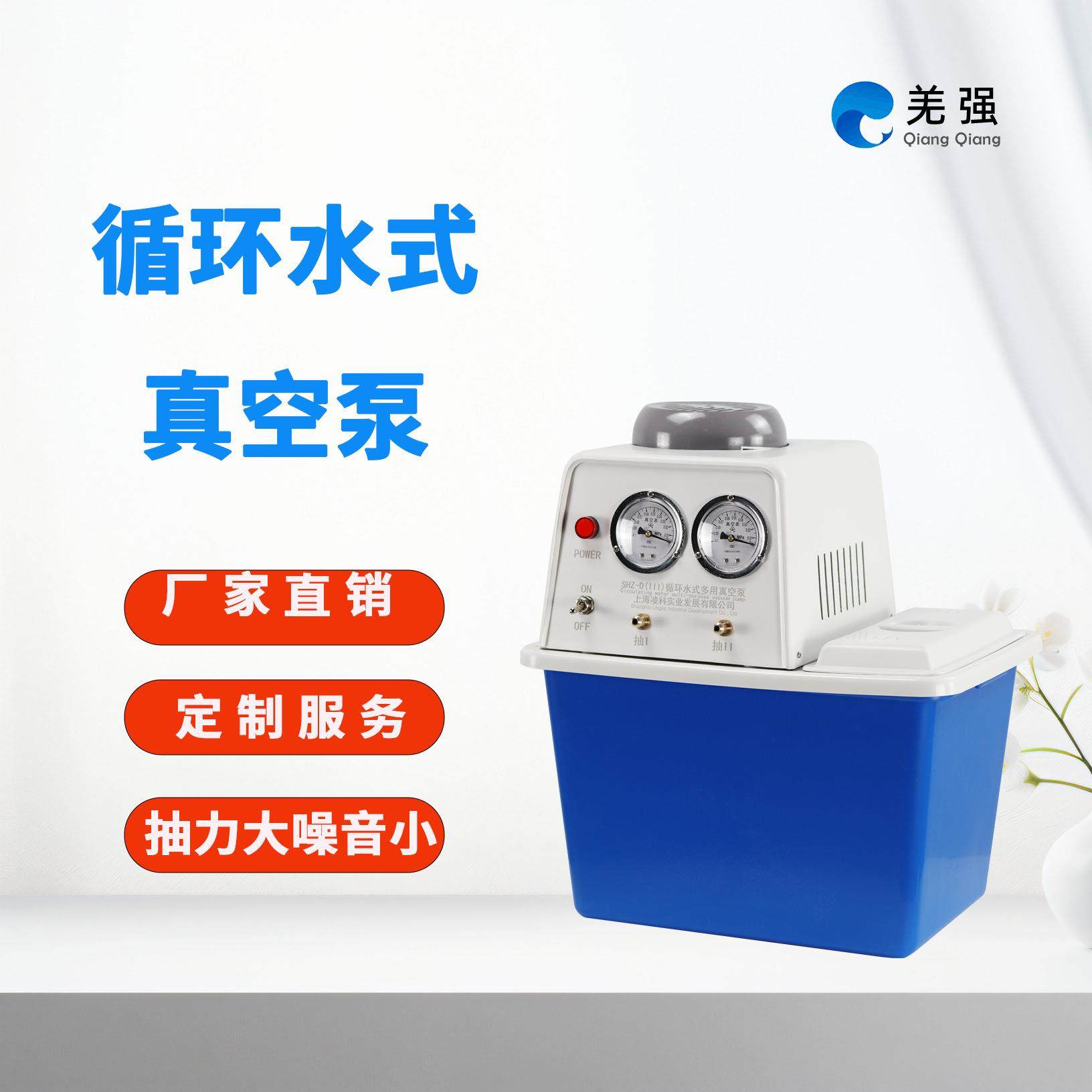 SHZ-DIII循环水真空泵高效节能双抽头实验室防腐抽气泵