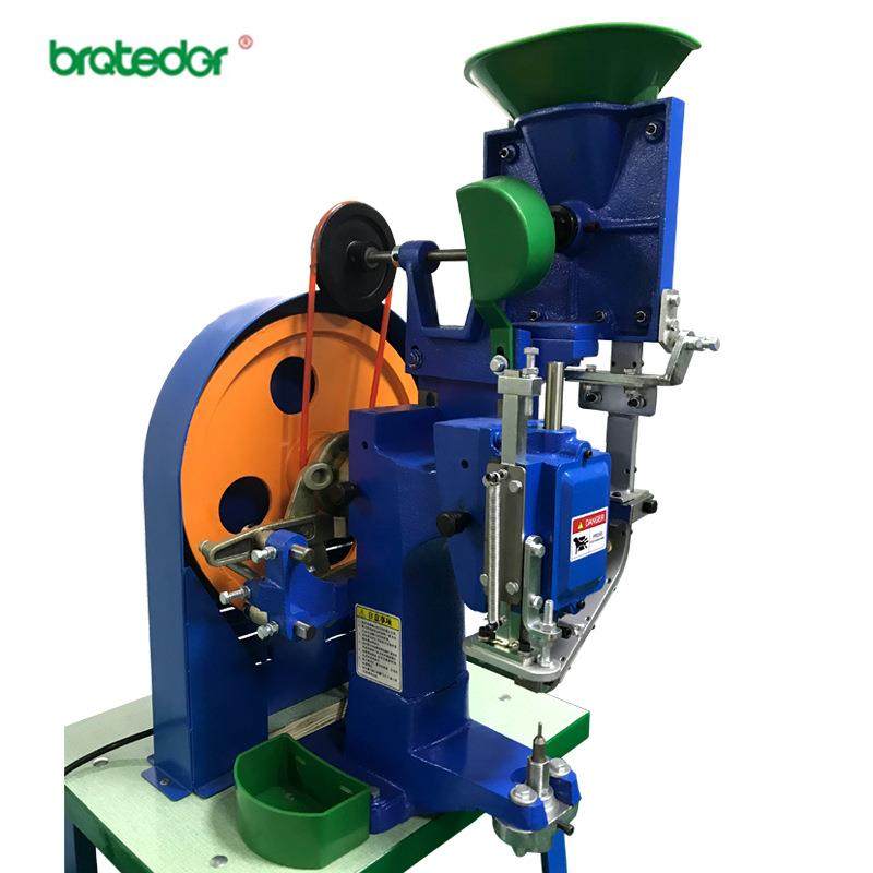 半自动头盔打钉机安全帽铆钉机铆合机精密打扣机皮带鸡眼铆合机