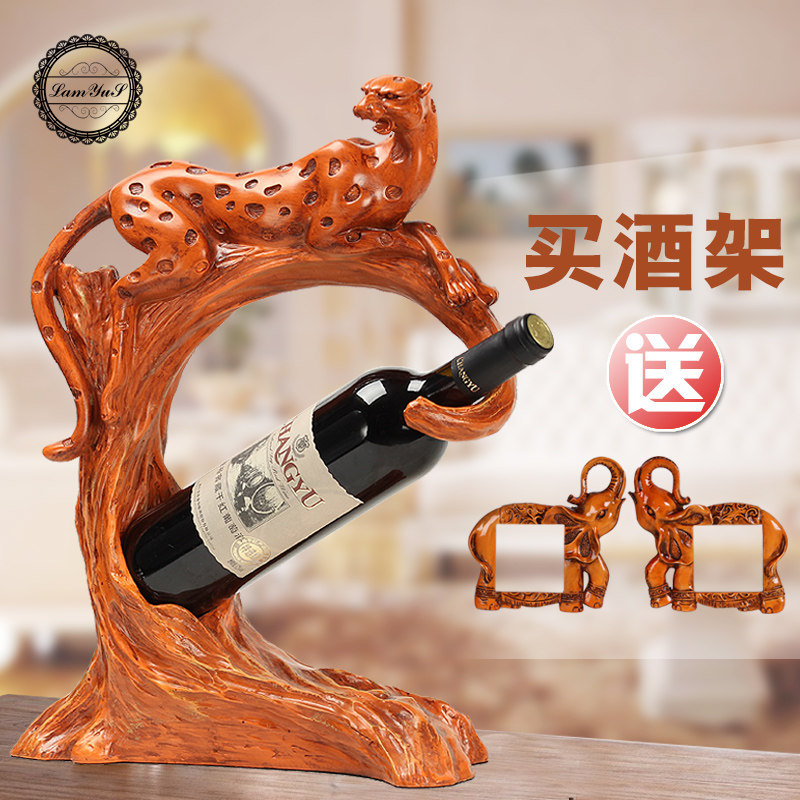 红酒架摆件轻奢高档斜放2021年新款现代个性酒瓶架新中式装饰酒柜