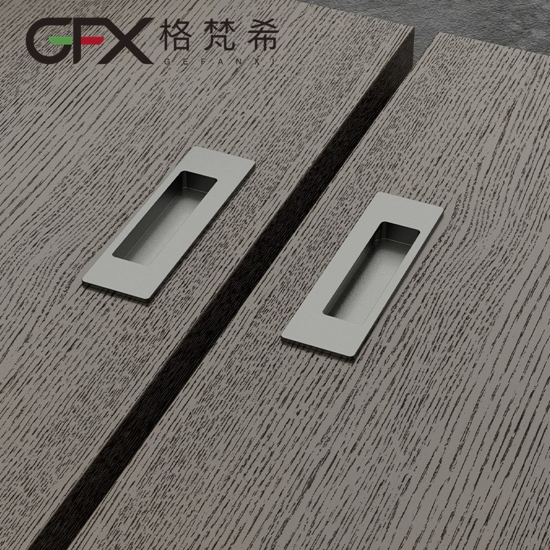 现代暗拉手移门推拉木门拉手意式隐形衣柜暗把手嵌入内嵌口袋拉手