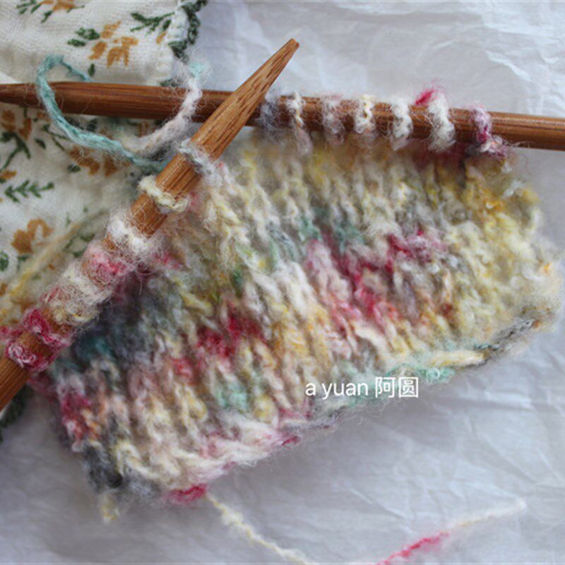 墨芙手染羊毛线60棒针衣服围巾马甲帽子线手工钩针编织