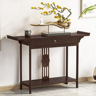 新中式玄关桌超窄条桌长条几入户玄关台条案现代简约靠墙边端景台