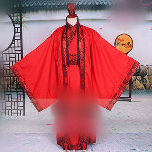 古装男女汉服唐装秦朝春秋战国三国臣子官服汉朝大臣古代演出服装