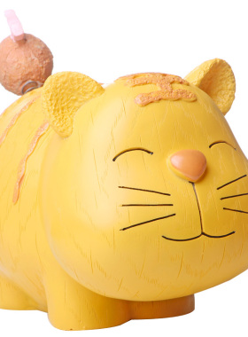 老虎存钱罐大人用鼠年礼物生肖摆件可爱儿童储P蓄罐女小储钱罐家
