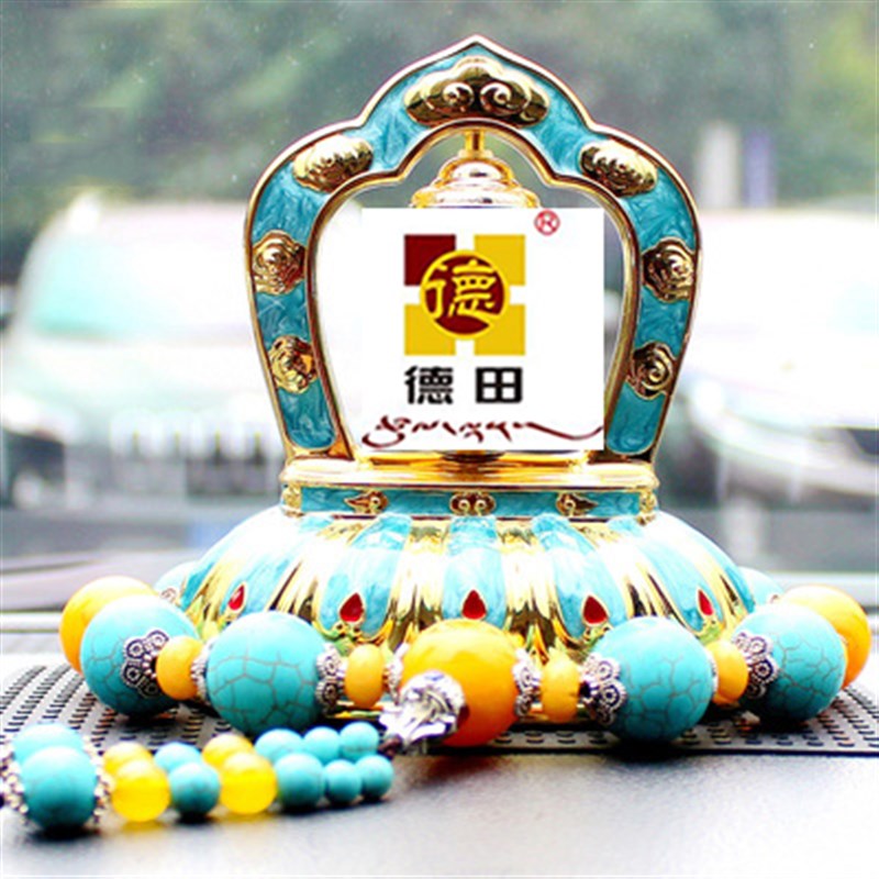 德田合金车载太阳能汽转动摆件精致金属车M内饰自动旋转爆款装饰