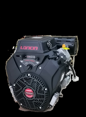 隆鑫双缸汽油发动机loncin 764CCLc2v80FD船用高速插秧机农机抽沙