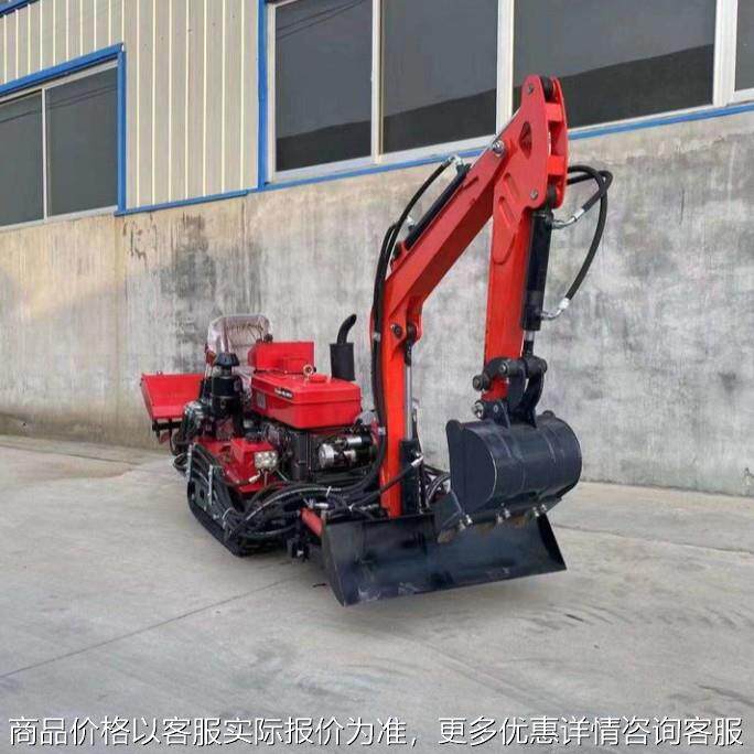 乘坐式履带微耕机 水旱两用耕地机 大棚果园旋耕除草起垄播种机