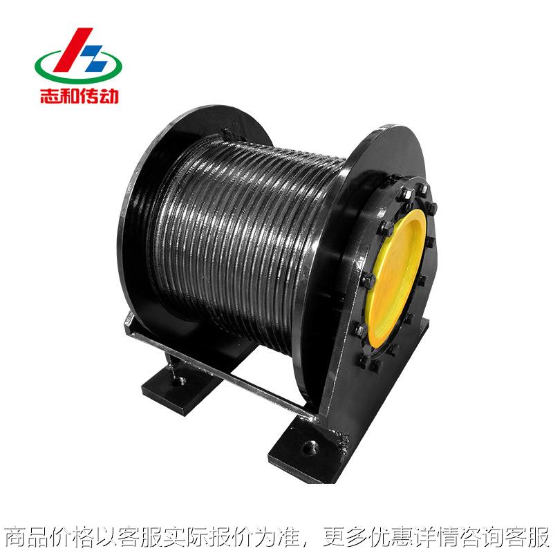 输出扭矩200牛米单绳拉力2吨卷扬机构适用于汽车吊随车吊船舶等