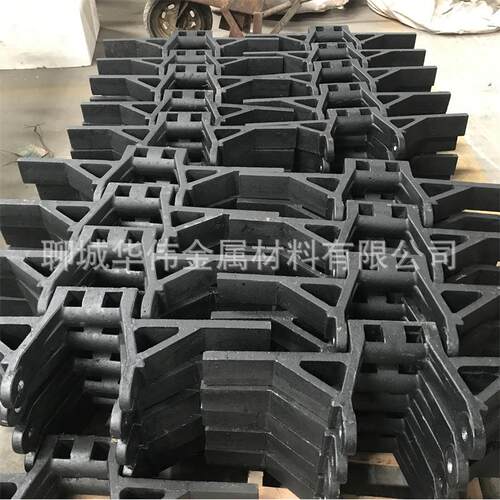 泰山集团锅炉配件炉排玛钢耐磨煤矿重型框链刮板厂家