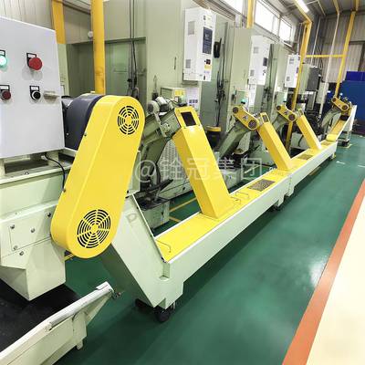 厂家铁屑集中排屑器系统将机床工作区域内的切屑及时地排出去