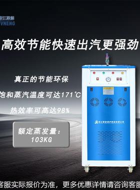 聚厂家电加热蒸汽发生器100KG环保节全自动能72kw铸能造磨DZFZ72