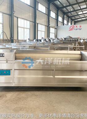 全动毛藕刷清洗现机大自洋供应土豆清洗设PZX备商用红薯莲清洗机