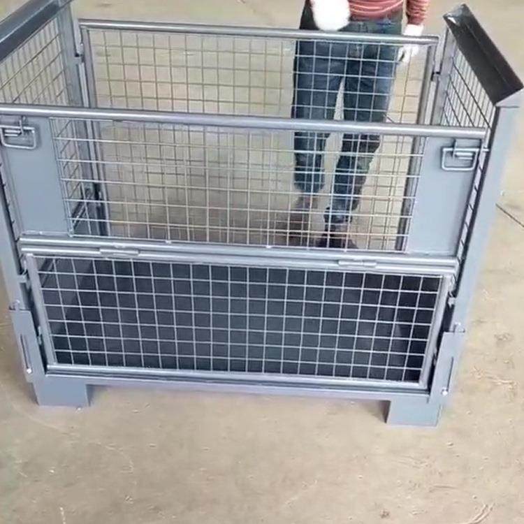 折叠式仓储笼上海仓储设备厂家销售可开半门折叠式欧式仓库笼,五金/工具,仓储笼,淘宝优惠券,粉丝福利购,淘宝优惠卷