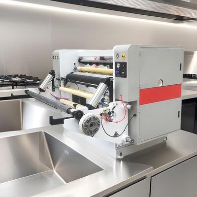 双面收放分切机FQJ-2A薄膜铝箔分条机无纺布纸张分切复卷机全自动