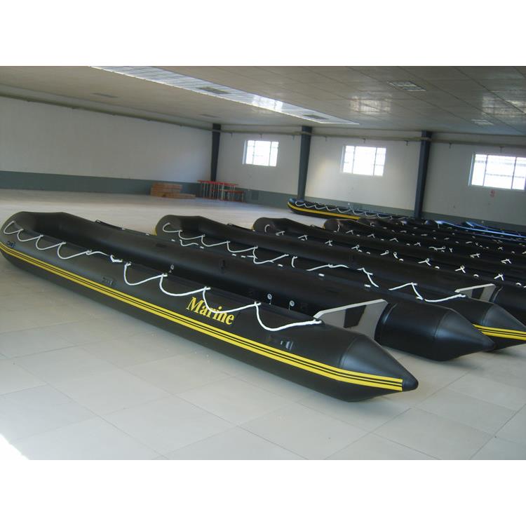 8米 铝合金地板捕捞船 休闲观光船 PVC充气皮划艇 钓鱼船 皮筏子