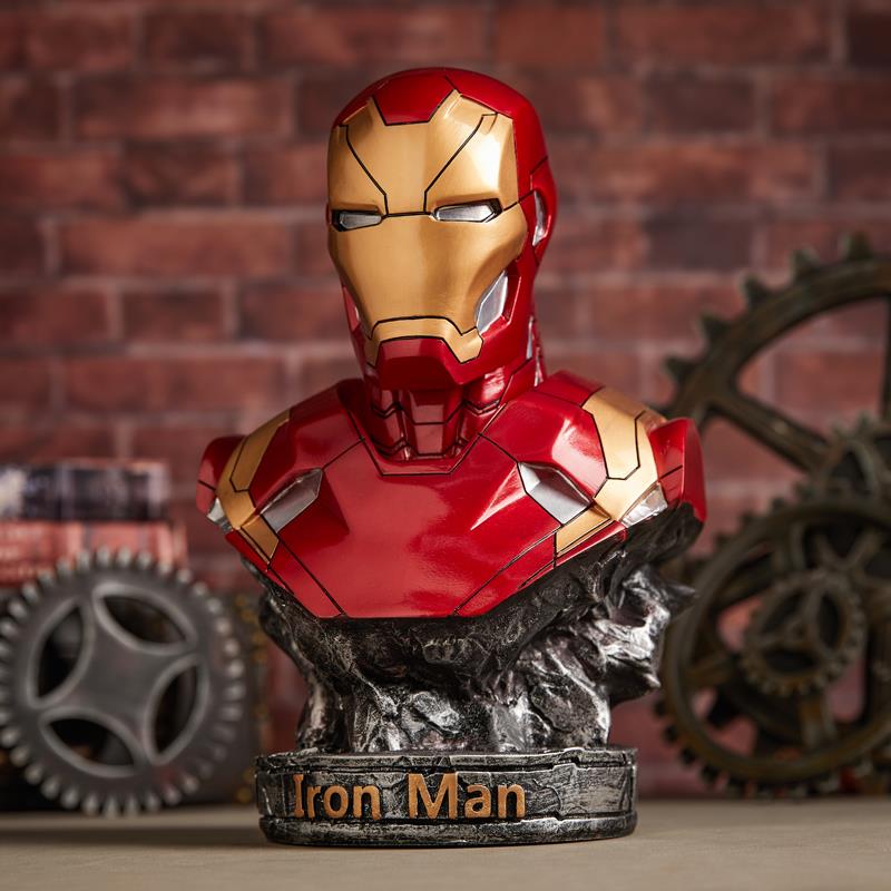 覆仇者联盟钢铁人模型MK46半身胸像树脂模型潮玩摆件雕像男生礼物