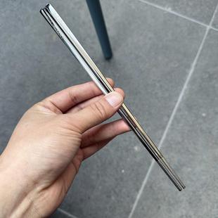 抗菌不锈钢筷子316家用防滑有效防霉快子一人一筷高档 掌柜自用