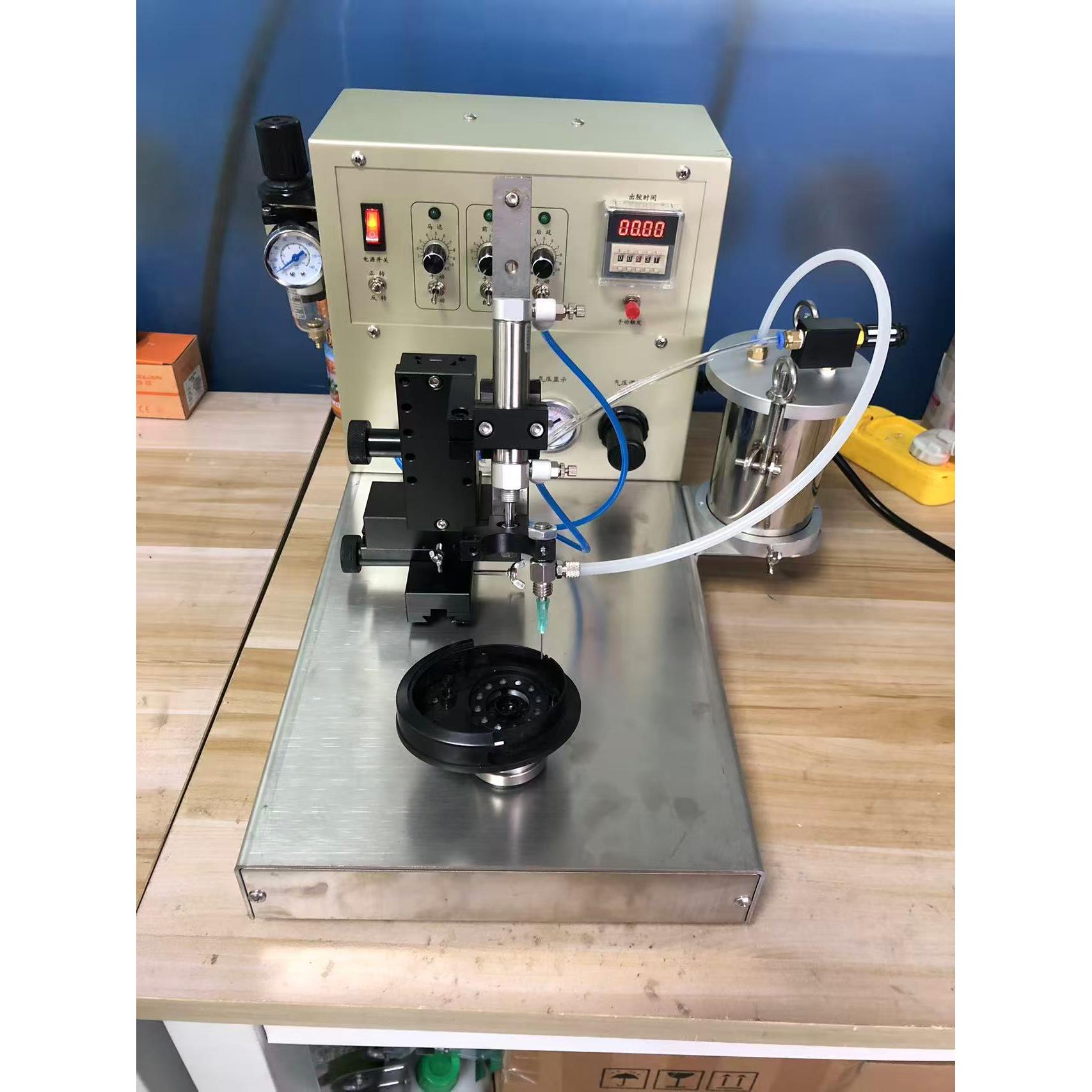 马达封胶打胶机 自动圆形点胶机 电机胶水机 喇叭灯泡涂胶胶水机