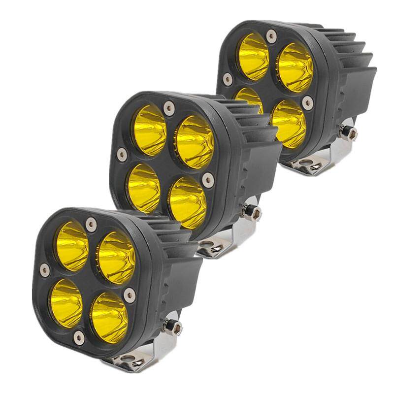 汽车LED射灯3寸方灯越野车改装A柱灯车顶灯前杠灯雾灯 12V24V通用