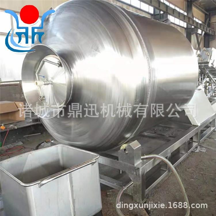 供应全自动酱牛肉真空滚揉机呼吸式真空滚揉机大型鲜肉腌制机