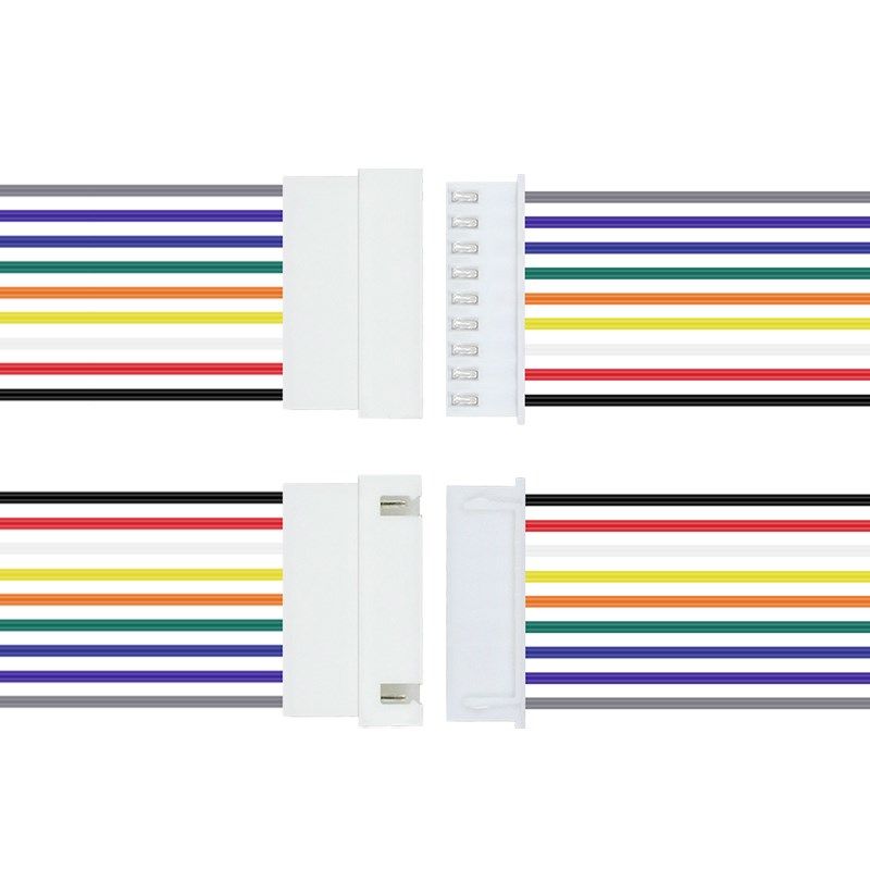 XH2.54电子线间距2.54mm 2/3/4C/5/6/7/8/9P公头/母头端子线连接