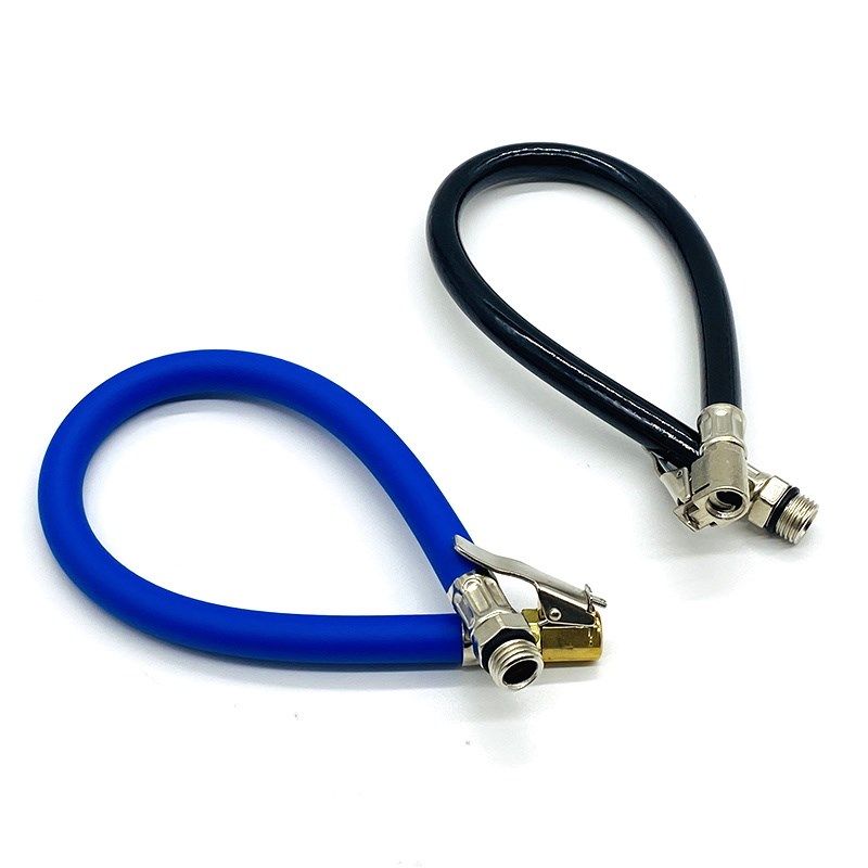 汽车打气嘴接头胎压表气压表管配件轮H胎充气管充气头胎压枪延长