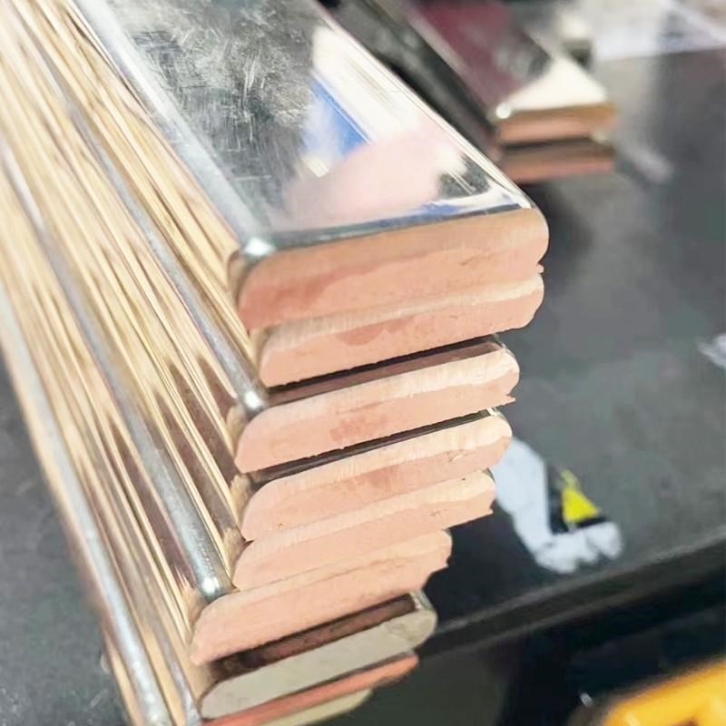 TMY镀锡铜排T2紫铜排扁条接地铜排30*3 4 5 6 7 8 9V 10加工定制