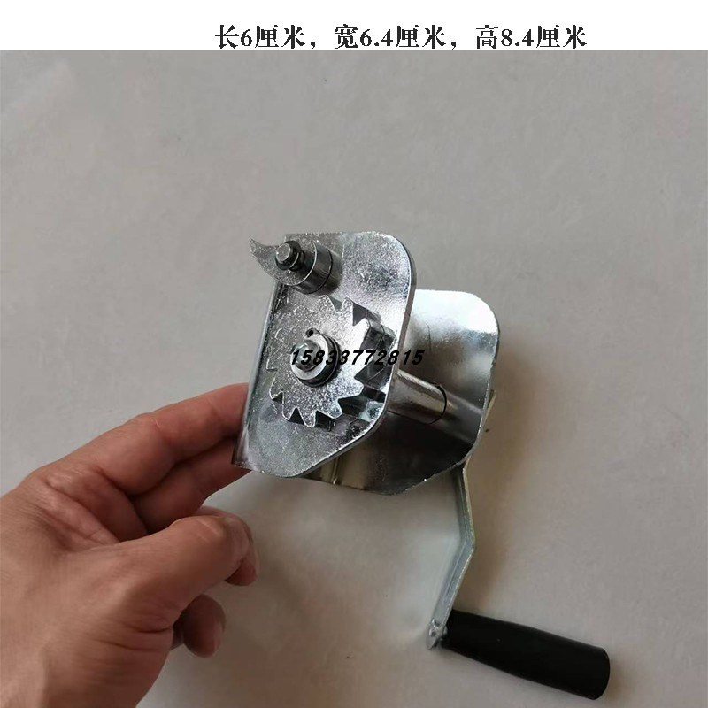 羽毛球网球排球柱网球柱网架拉线上F面紧线器配件手摇齿轮紧线器