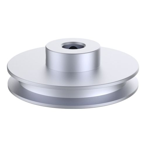 皮带轮配件6毫米PmU橡胶圆带铝合金单槽主轴电机动力传动带皮带盘