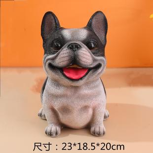 存钱罐只进不出儿童男孩创意卡通狗摆件家居饰品生日礼物可爱 新款