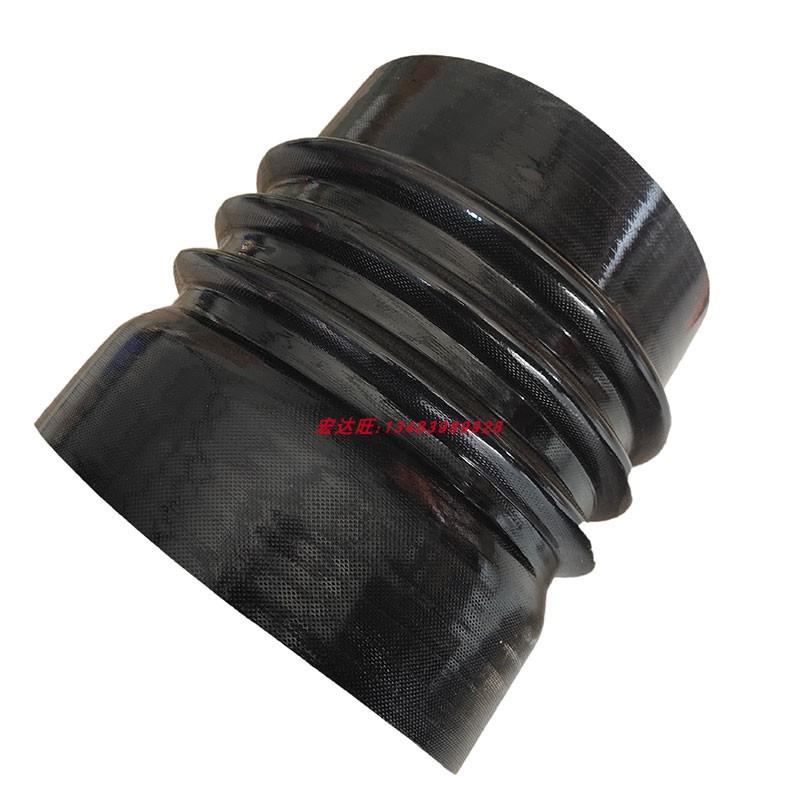 大口径变径软管柔性软接头硅胶波纹伸缩连接胶管胶皮管订制