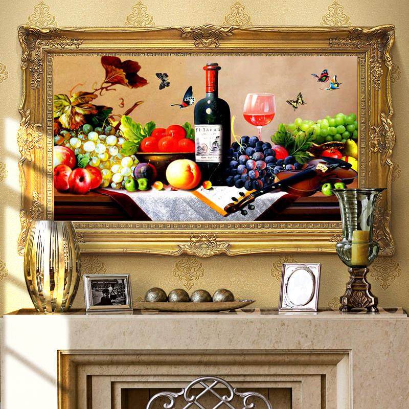 5D钻石画2024新款欧式餐厅水果贴砖石十字绣2025花卉客厅满钻卧室,居家布艺,钻石绣,淘宝优惠券,粉丝福利购,淘宝优惠卷