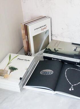29CM簡約現代黑白灰裝飾真書 樣板房家居展廳精裝可翻頁道具書