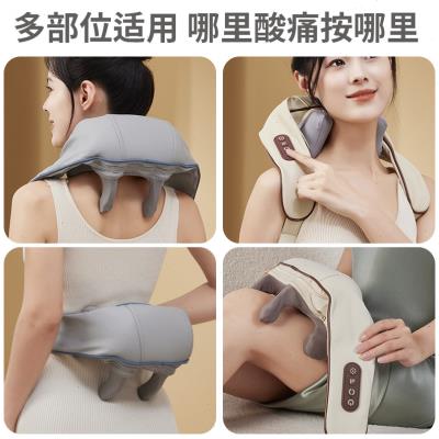 家用肩颈按摩仪颈椎按摩披肩腰背腿部斜方肌揉捏神器肩颈部按摩器